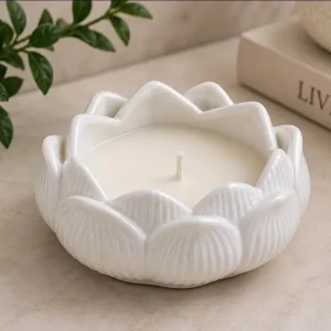 Lotus Flower Soy Candle
